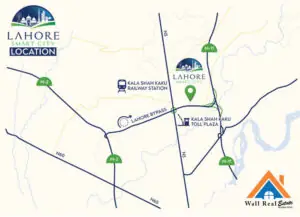 Lahore-Smart-City-Location-Map