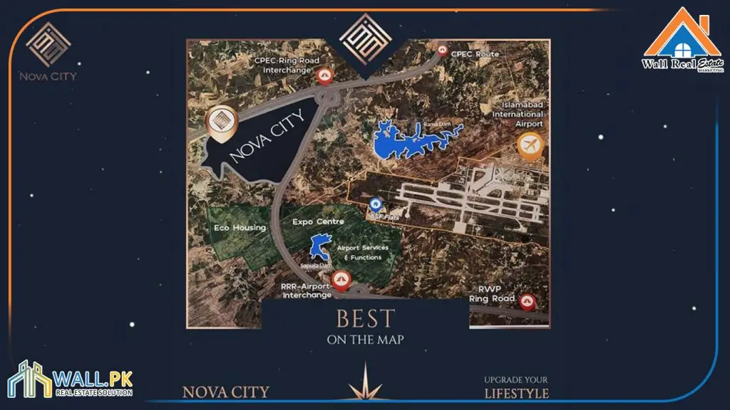Nova City Islamabad Location
