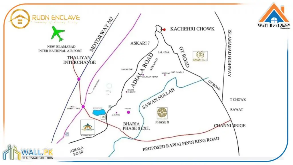 Rudn Enclave Location Map