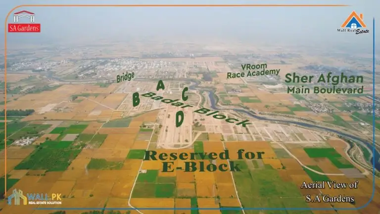SA Gardens Lahore Master Plan