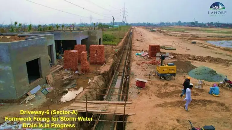 Sewerage Line Excavations and Storm Drainage