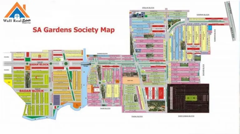 SA Gardens Lahore Master Plan