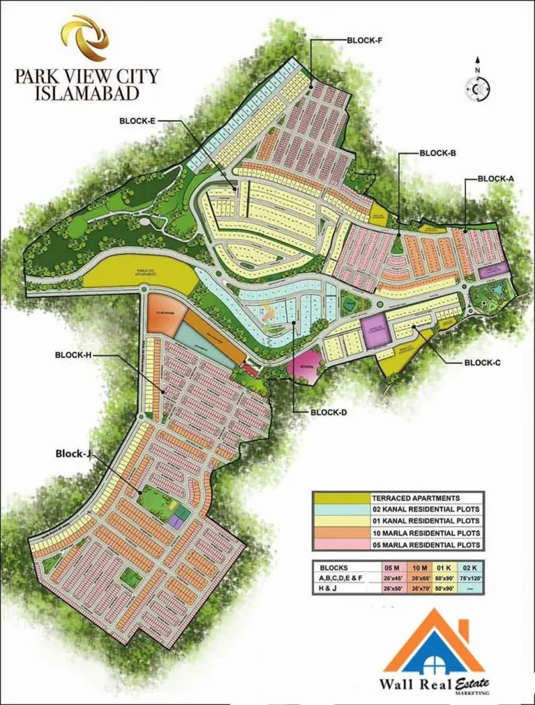 Park View City Islamabad Master Plan