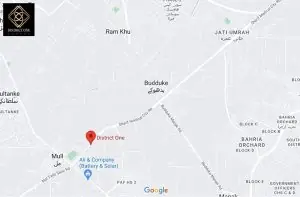 District One Lahore Location