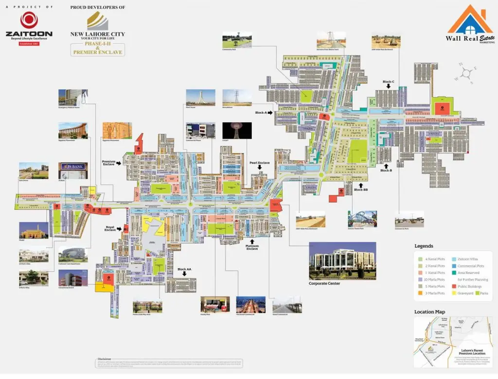Zaitoon City Lahore Masterplan