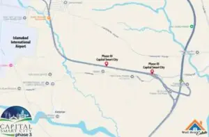 Capital Smart City Phase 3 Location Map
