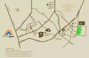 8 Green Defense Raya Apartments Location Map