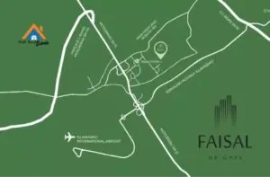 Faisal Heights Location Map