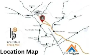 Kohistan Enclave Location on Main GT Road Unmatched Connectivity
