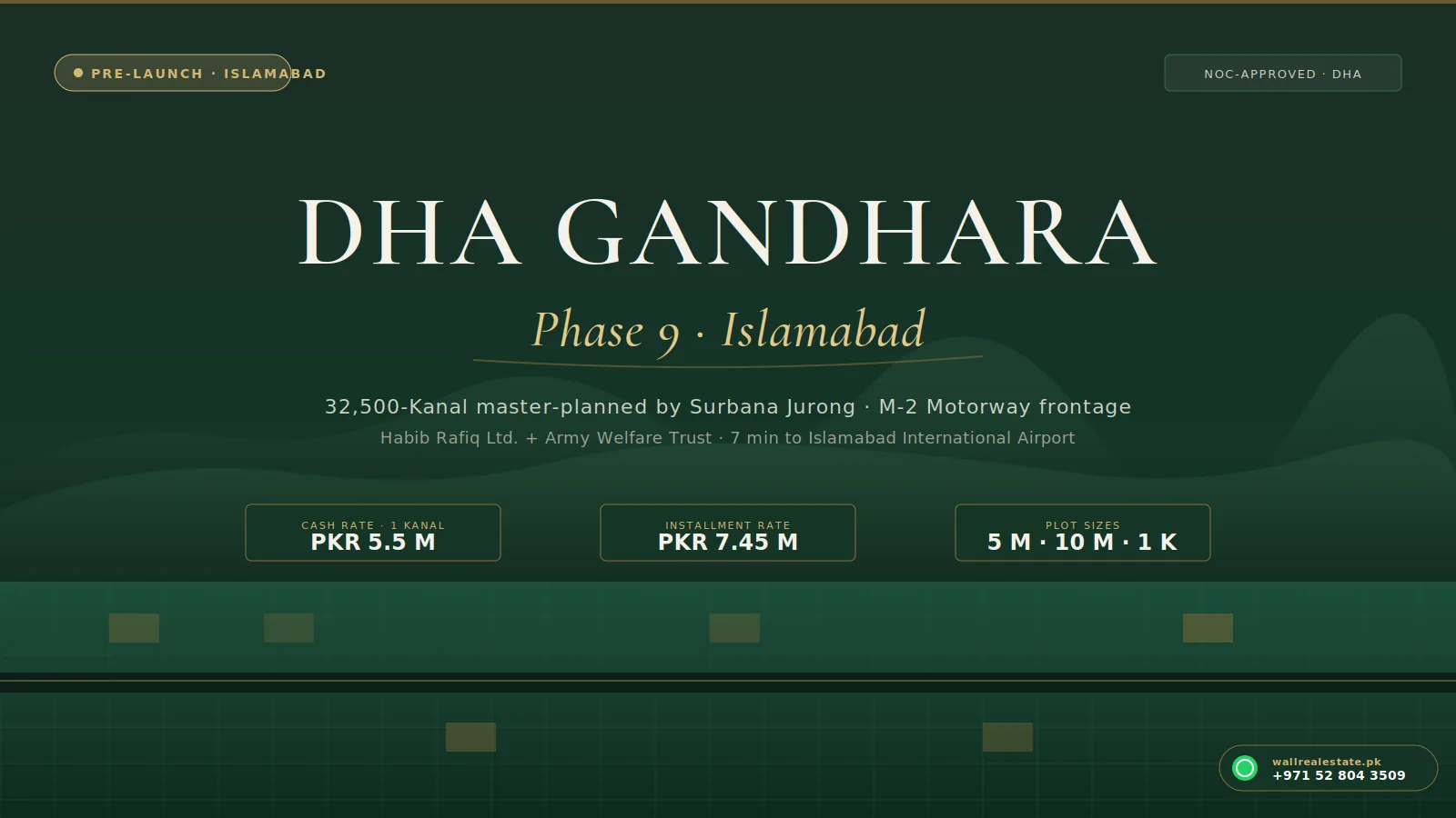 DHA Gandhara Islamabad (Phase 9) — Payment Plan, Location & Plot Map